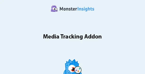 MonsterInsights Media Tracking Addon