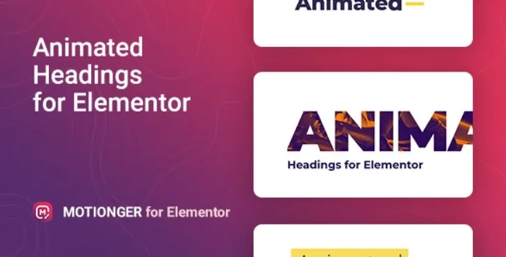 Motionger for Elementor