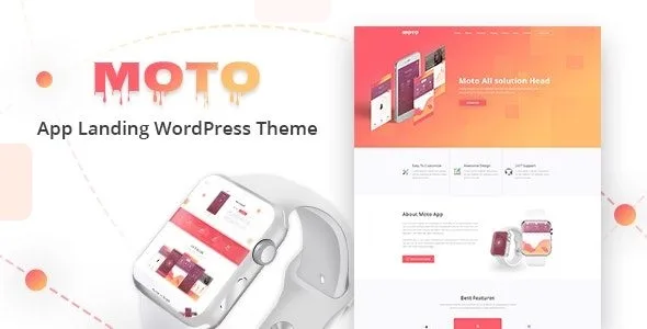 Moto – WordPress Landing Page Theme