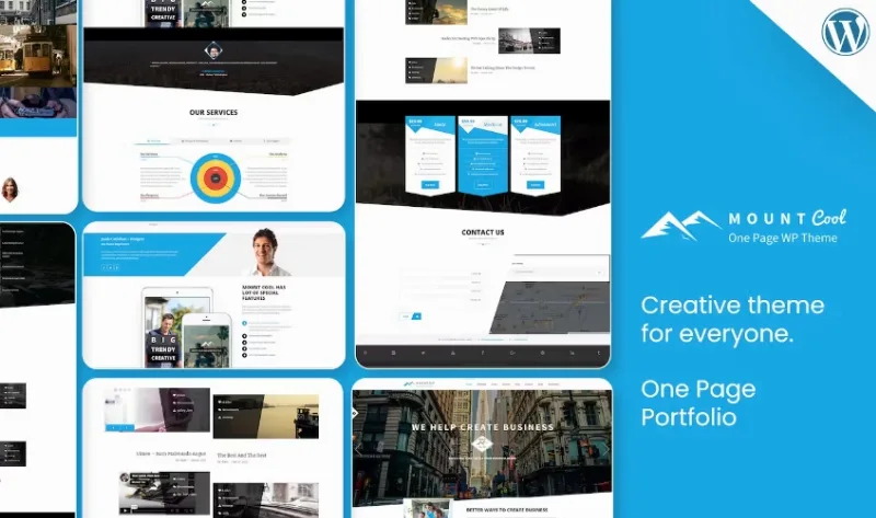 MountCool – Single Page Portfolio Wordpress Theme
