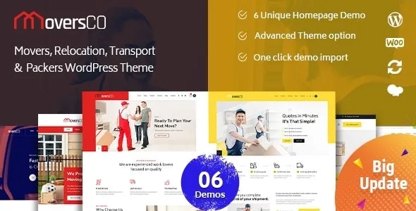 MoversCO – Movers & Packers WordPress Theme
