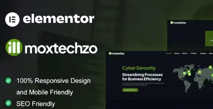 MoxTechzo – Tech Company & IT Service Elementor Template