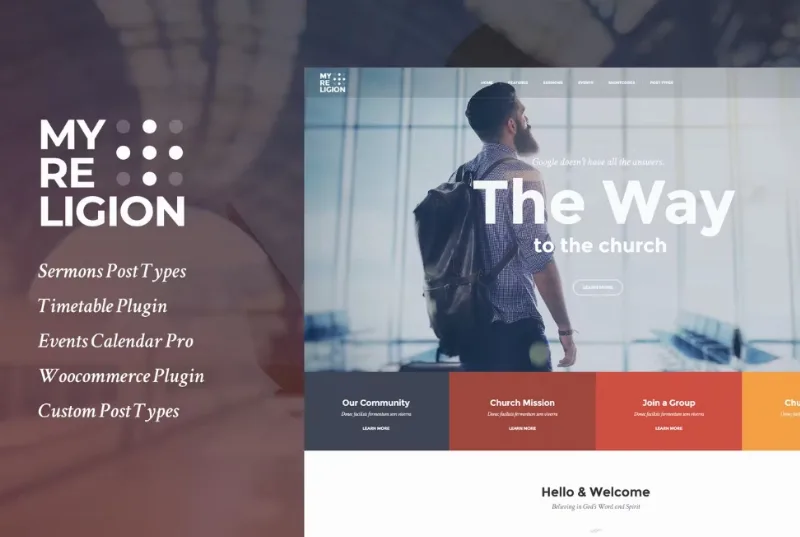 My Religion – Dedicated Church WordPress Theme