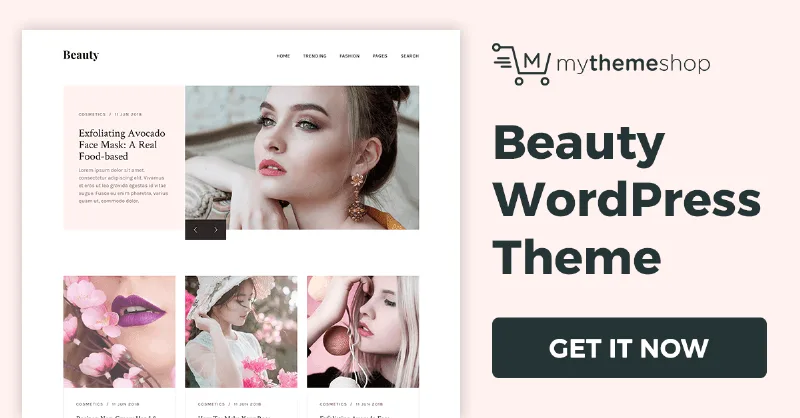 MyThemeShop Beauty WordPress Theme