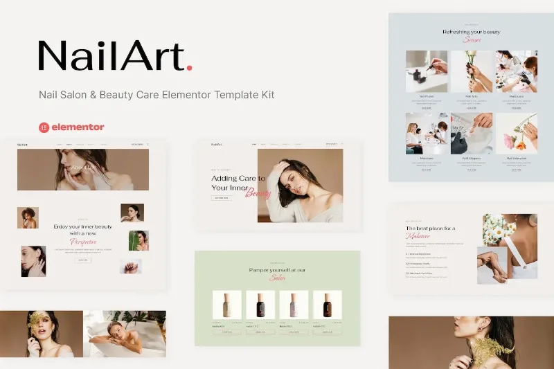 Nailart – Nail Salon & Beauty Care Elementor Template