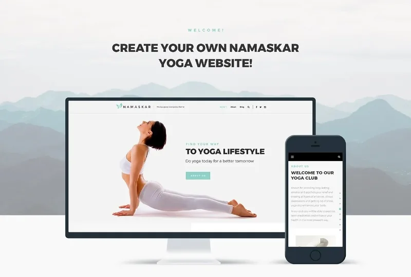 Namaskar – Yoga WordPress Theme