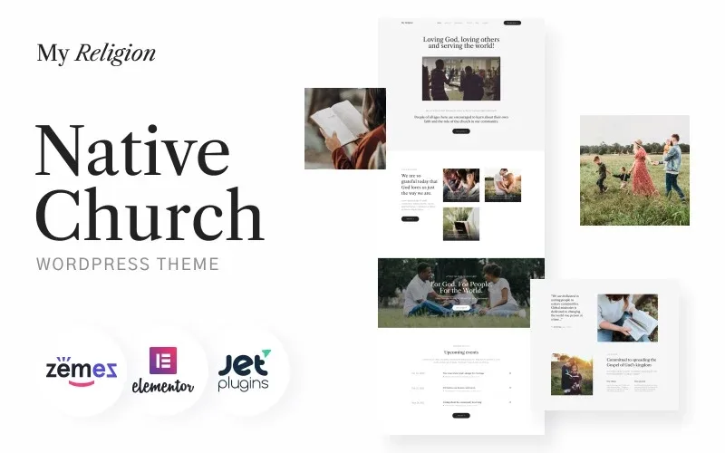 Native Church – My Religion WordPress Theme
