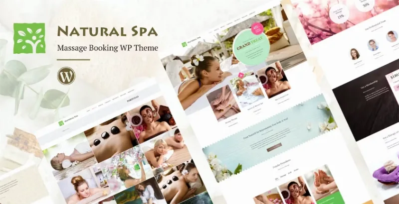 Natural Spa – Massage Booking Wordpress Theme