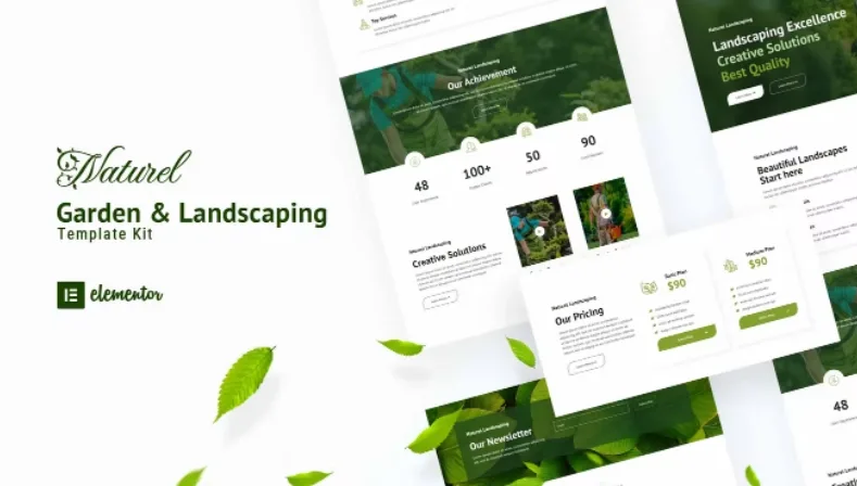 Naturel Garden & Landscaping Elementor Template