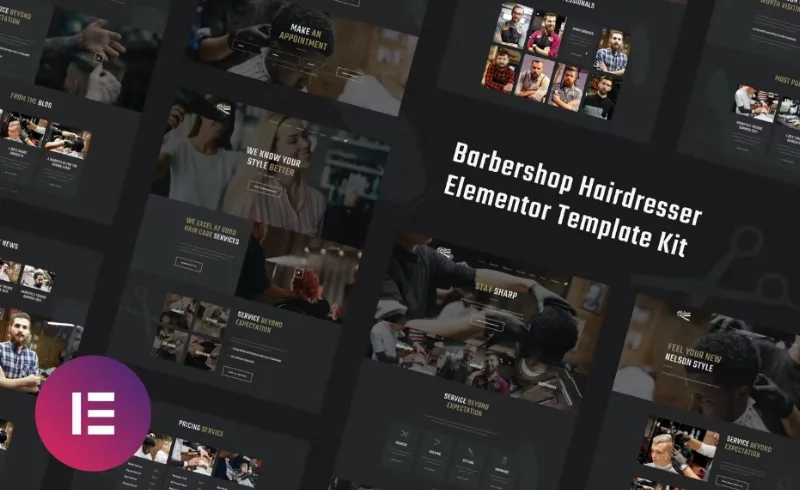 Nelson – Barbershop & Hairdresser Elementor Template