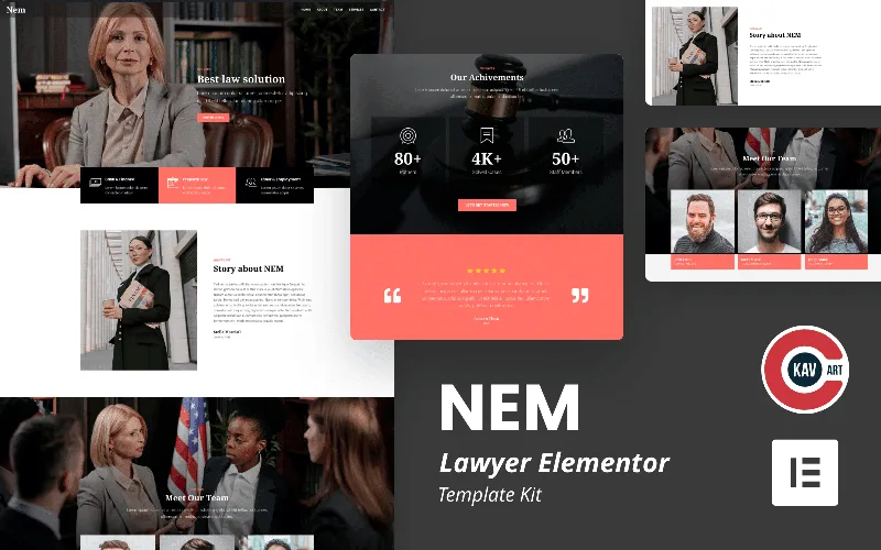 Nem - Lawyer Elementor Kit