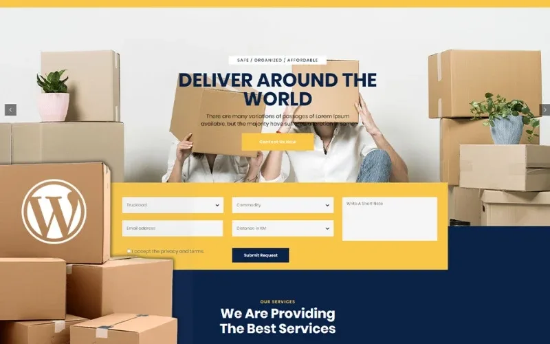 Nescobee – Movers WordPress Theme