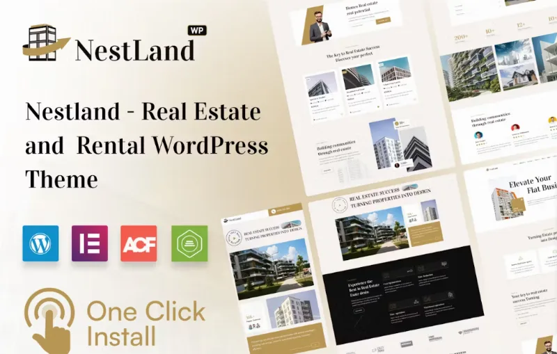 NestLand – Real Estate WordPress Theme