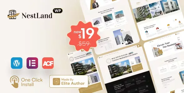 NestLand Real Estate WordPress Theme