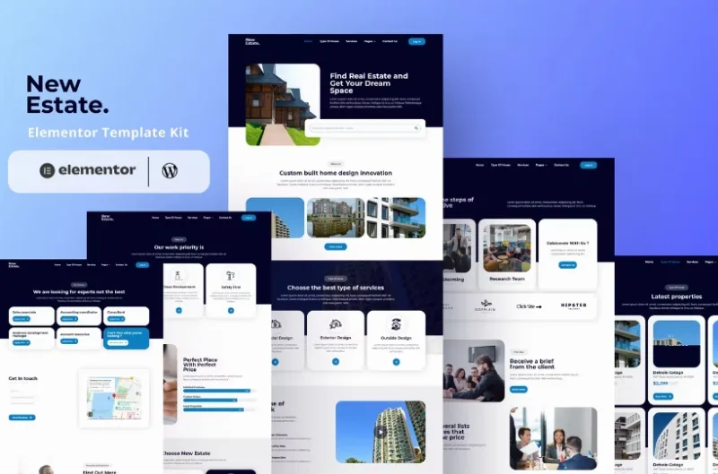 New Estate – Real Estate Elementor Template