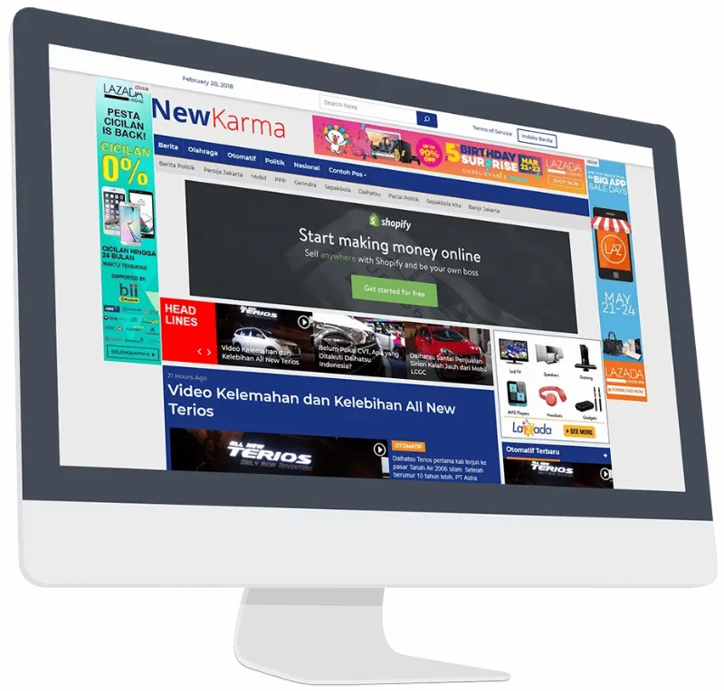 Newkarma – A special wordpress theme for magazine, news or news Indonesia websites