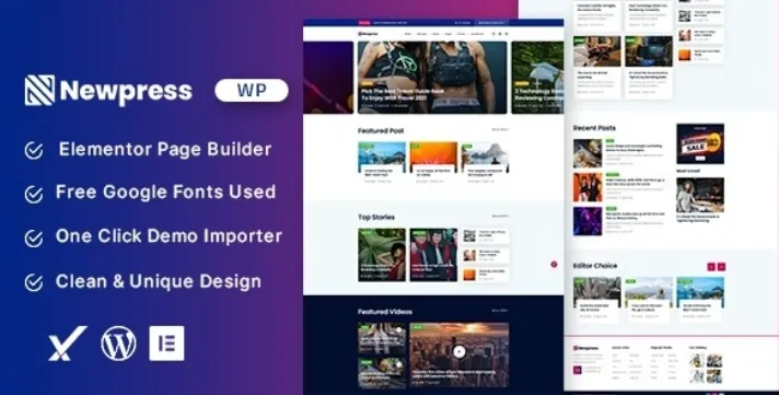Newpress – Blog Magazine WordPress Theme