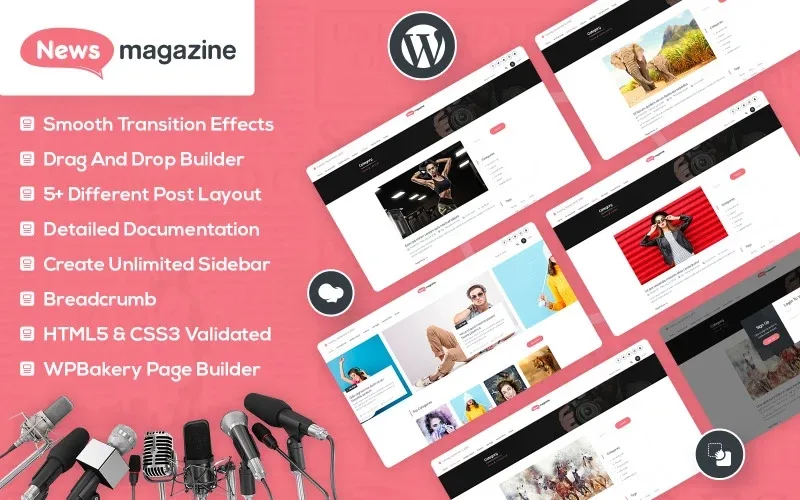 News & Magazine – Photography Blog WordPress Theme
