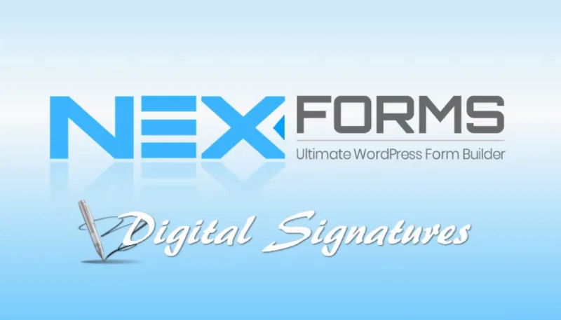 NEX-Forms ADD ON - Digital Signatures