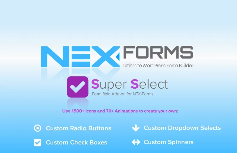 NEX-Forms ADD ON - Super Select