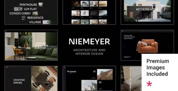 Niemeyer – Architecture and Interior Design Theme