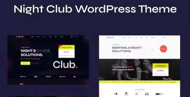 Nighty – Night Club Bar WordPress Theme