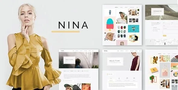 Nina – A Minimal and Creative Portfolio WordPress Theme