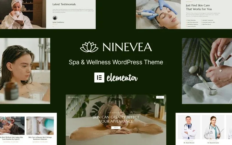 Ninevea – Spa & Massage Salon Beauty WordPress Theme
