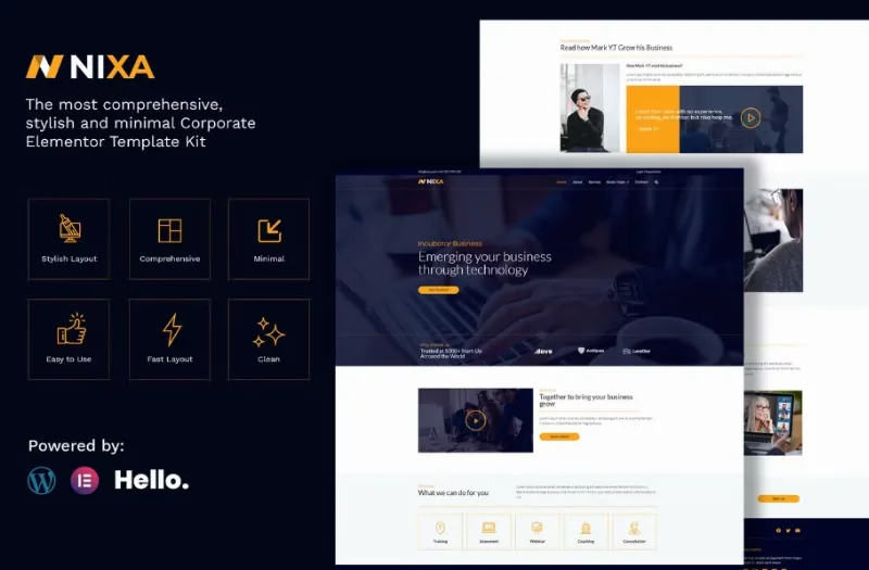 Nixa – Business & Services Elementor Template