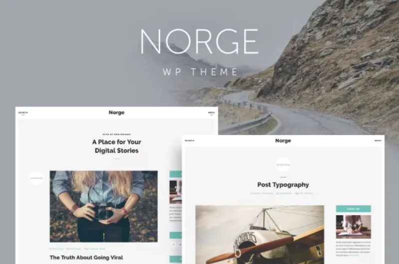 Norge – Responsive Blog WordPress Theme