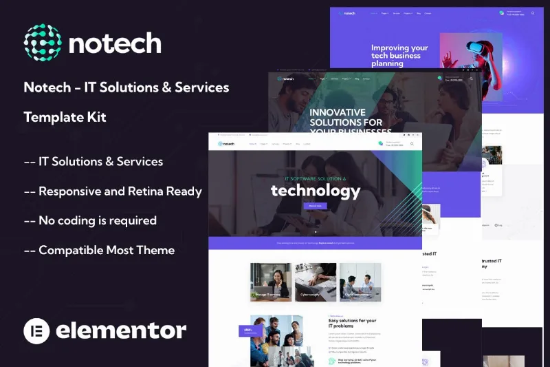 Notech – IT Solutions & Services Template