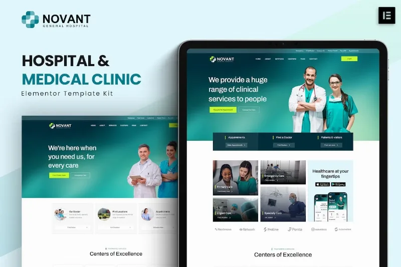 Novant – Hospital And Medical Clinic Elementor Template