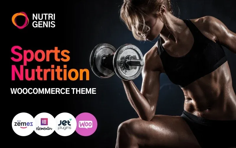Nutrigenis – Sports Nutrition WordPress Theme