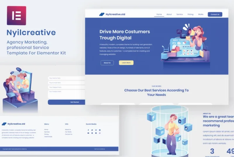 Nyil – Business Agency Elementor Template