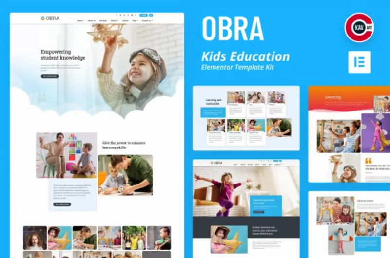 Obra – Kids Education & School Template