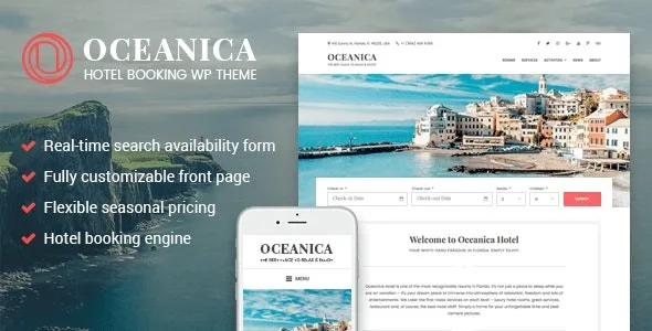 Oceanica – WordPress Hotel Theme
