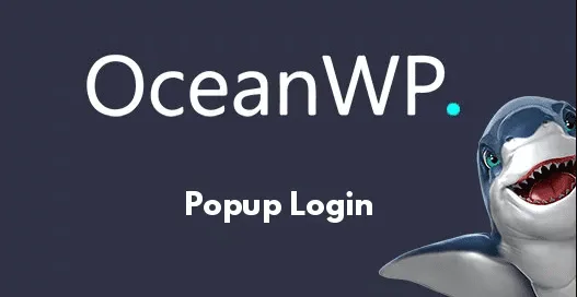 OceanWP Popup Login