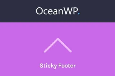OceanWP Sticky Footer Addon