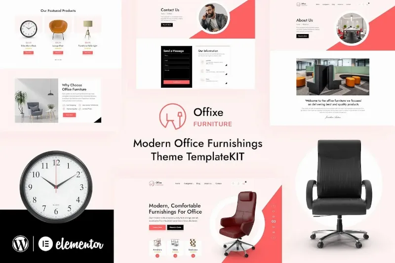 Offixe – Furniture Elementor Template