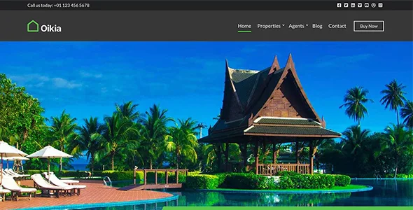 Oikia WordPress Theme