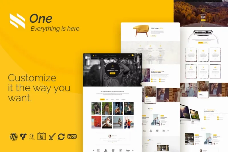 One – Business Agency Events WooCommerce Theme