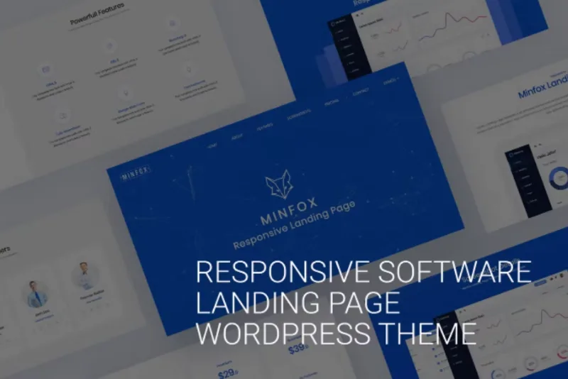 One page WordPress Theme – Minfox