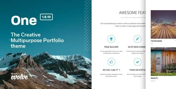 One – The Creative Multipurpose Portfolio theme