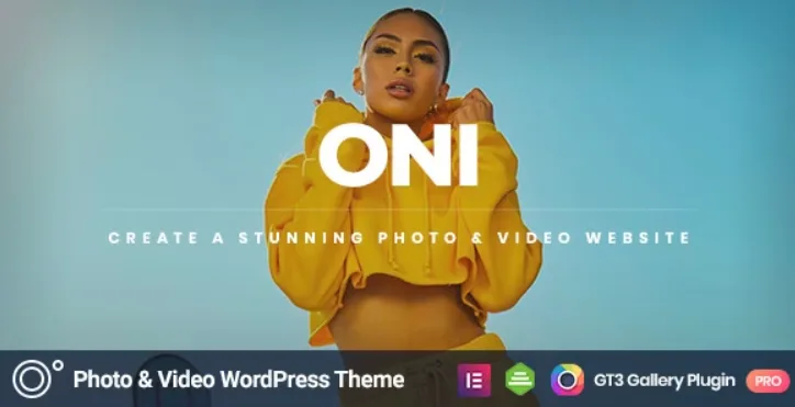 Oni – Photography WordPress Theme