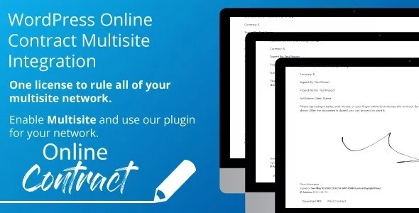 Online Contract Multisite