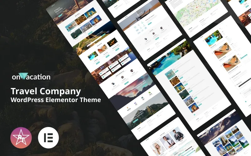 OnVacation – Travel Company WordPress Elementor Theme WordPress Theme