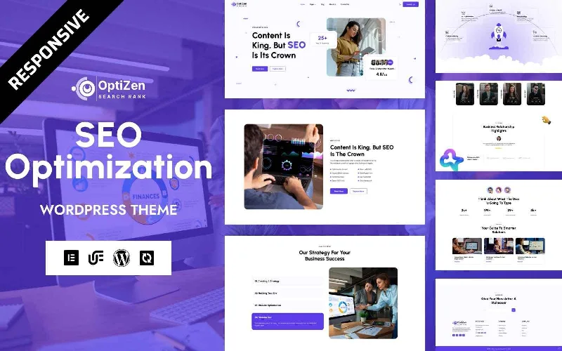 OptiZen - Digital Marketing & SEO Agency WordPress Theme