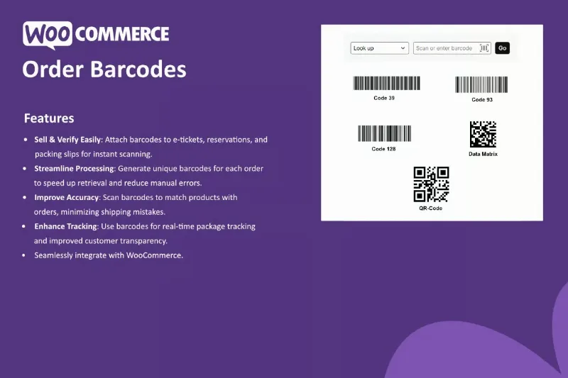 Order Barcodes for WooCommerce