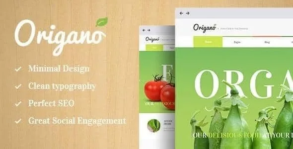 Origano – Organic Food & Eco Farm WordPress Theme