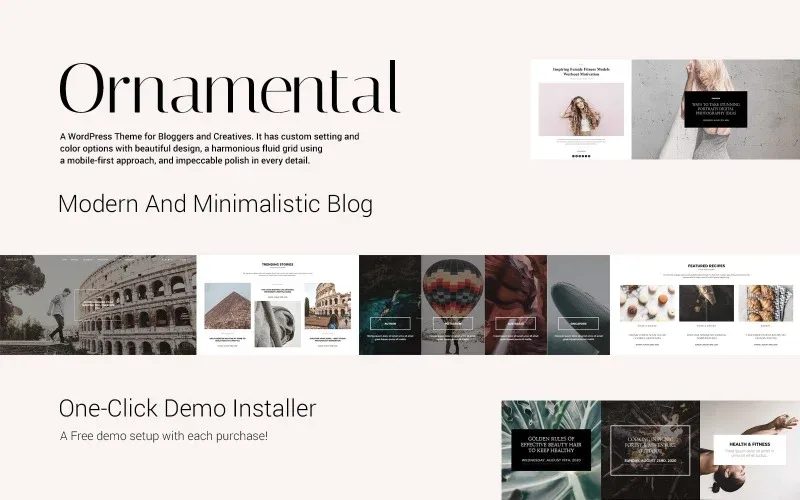 Ornamental – Multi-Concept Responsive Blog WordPress Theme